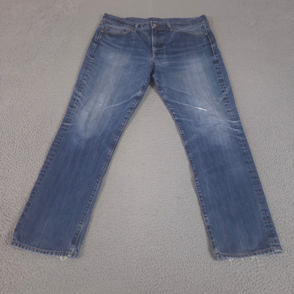 J.Crew Jeans Mens 36x31 770 Riverton Wash Straight Leg Kaihara Japanese Denim